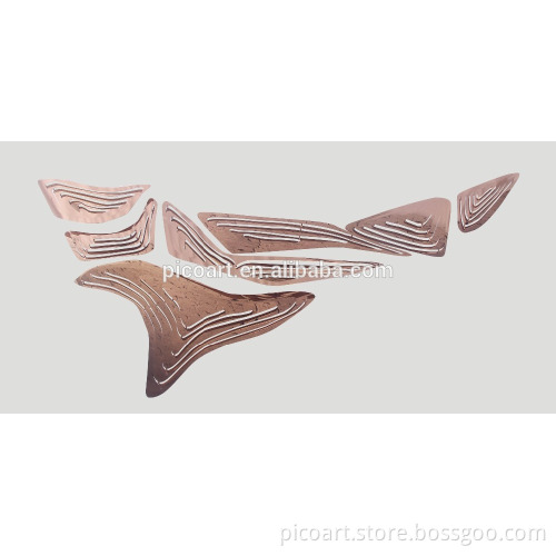PICO ART hone decorations electroplated stainless steel metal wall art